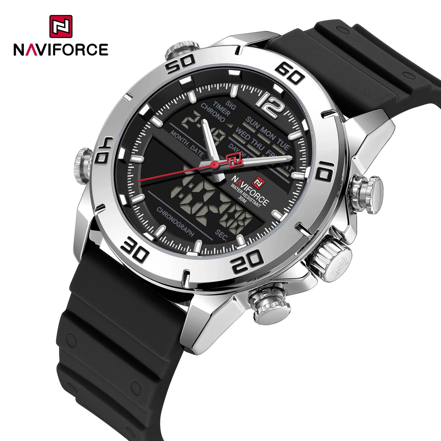 NAVIFORCE 9253T Business Waterproof  Quartz Watch.