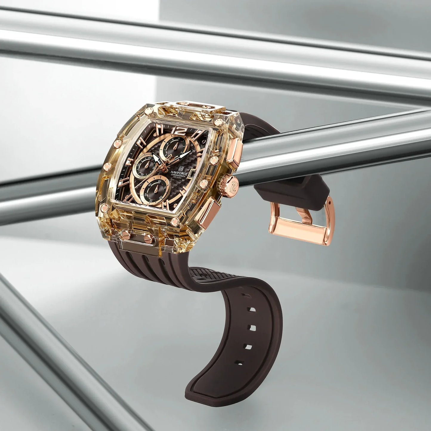 NAVIFORCE 7105 -High-Quality Waterproof Watch