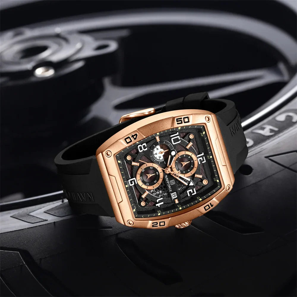NAVIFORCE 8052-Business Quartz Timepiece for Men