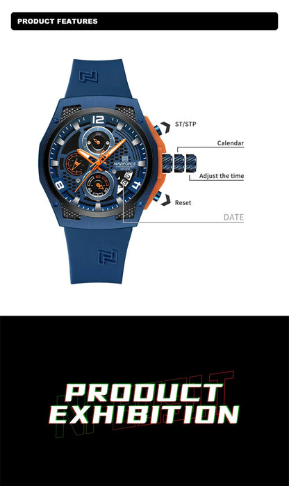 NAVIFORCE 8051T -Business Quartz Timepiece for Men