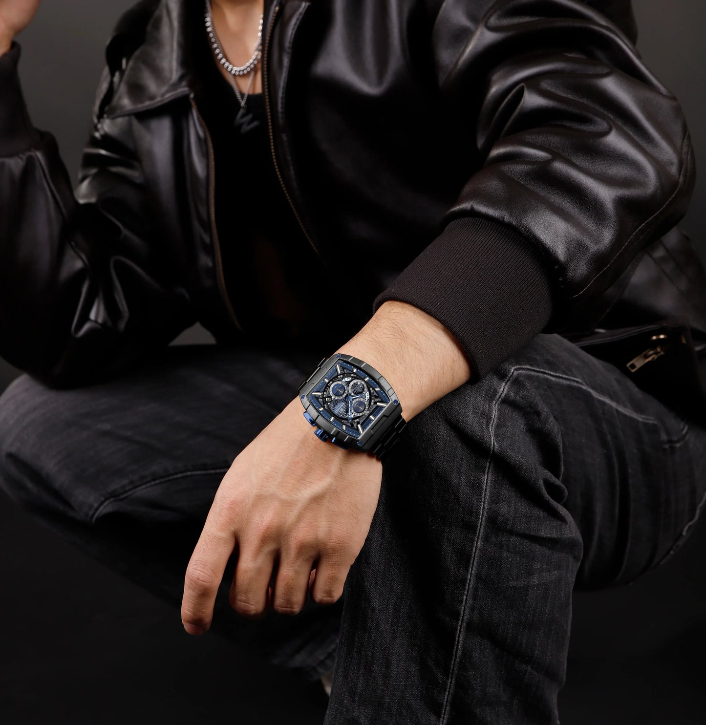 NAVIFORCE Watch 8066 Business Waterproof  Quartz Watch.