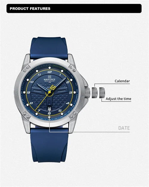 NAVIFORCE-8031-Men's Waterproof Quartz Watch