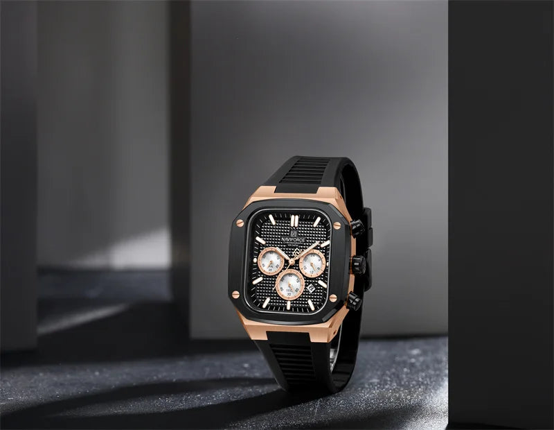 NAVIFORCE 8037-Men's Waterproof Quartz Watch