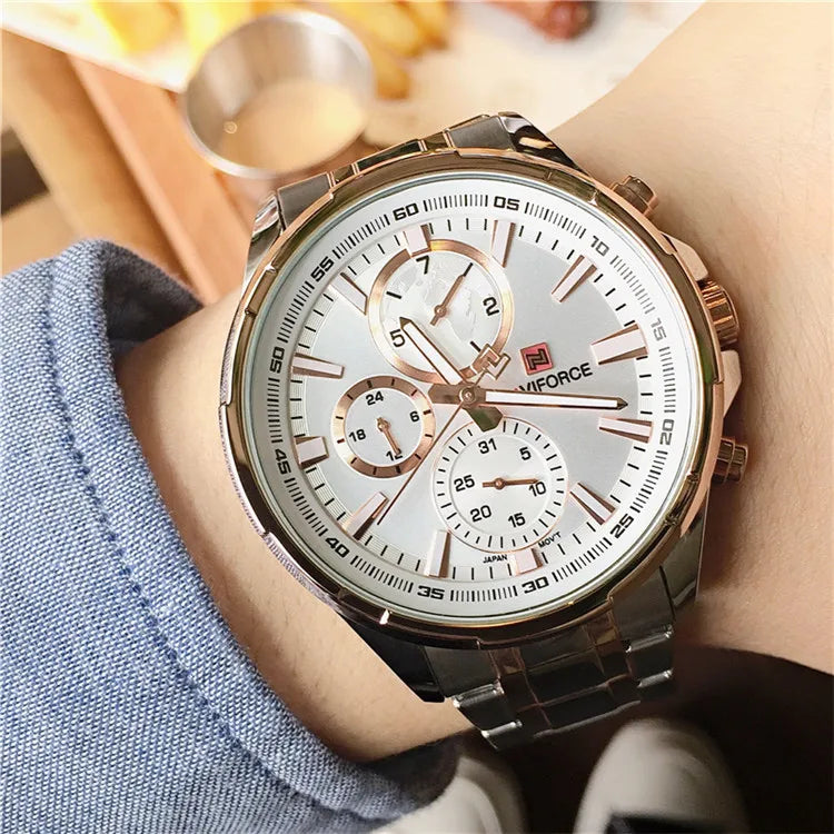 NAVIFORCE-9089 - Luxury Quartz Watch