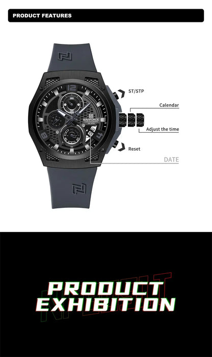 NAVIFORCE 8051T -Business Quartz Timepiece for Men