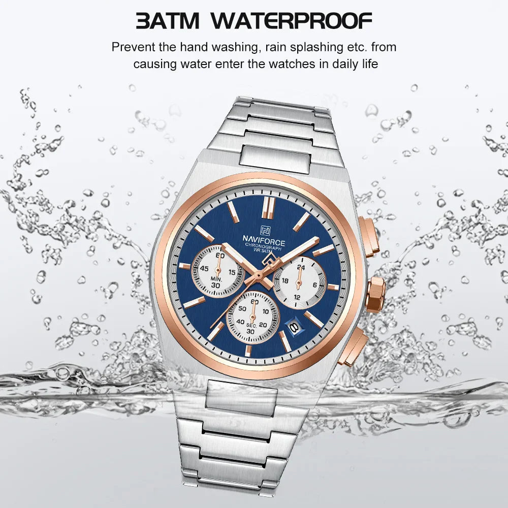 NAVIFORCE 8048 -Business Quartz Timepiece for Men