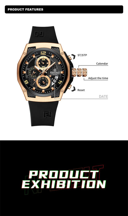 NAVIFORCE 8051T-Business Quartz Timepiece for Men