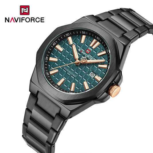 NAVIFORCE Watch 9258 Business Waterproof  Quartz Watch.