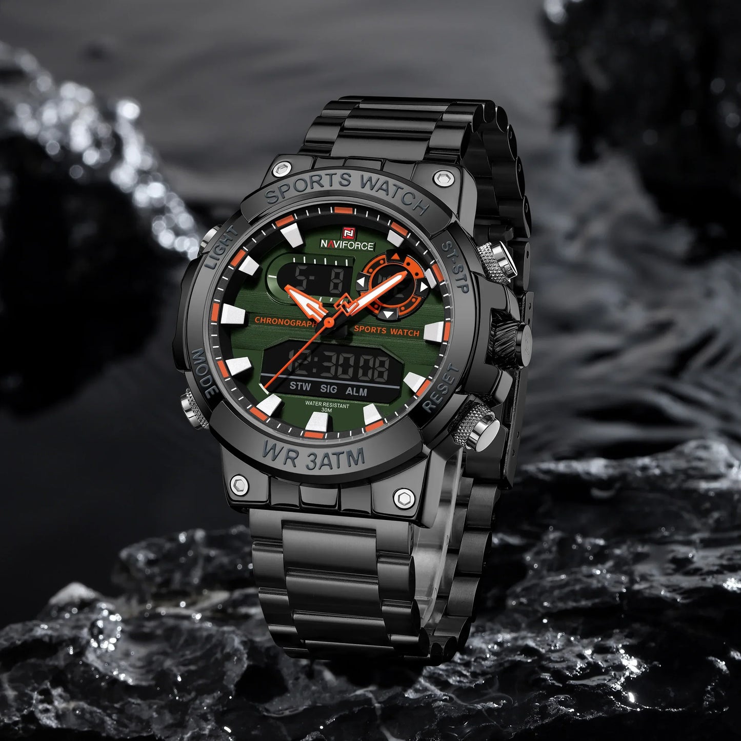 NAVIFORCE 9237 Business Waterproof  Quartz Watch.