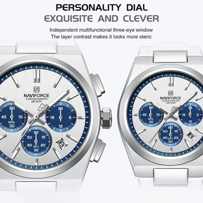 NAVIFORCE 8048 -Business Quartz Timepiece for Men