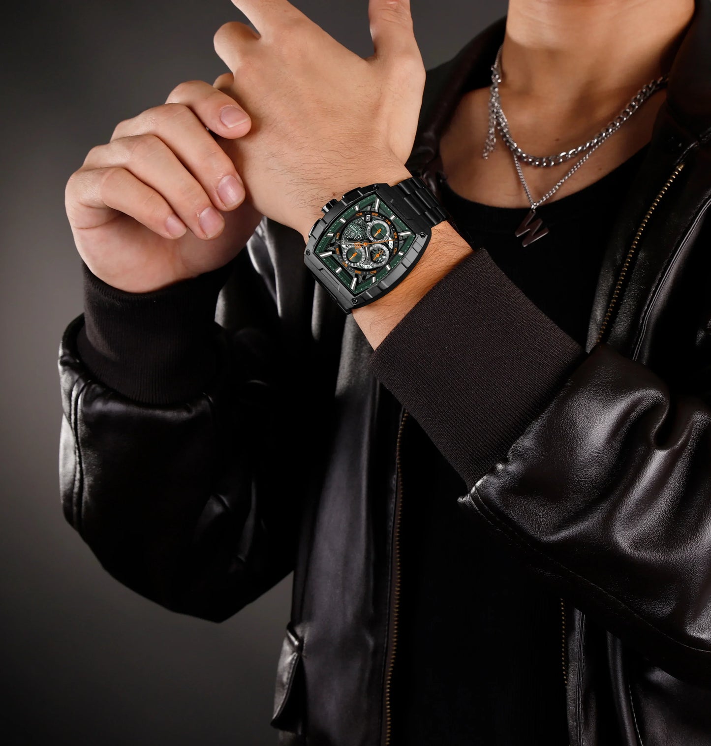 NAVIFORCE 8066 Business Waterproof  Quartz Watch.