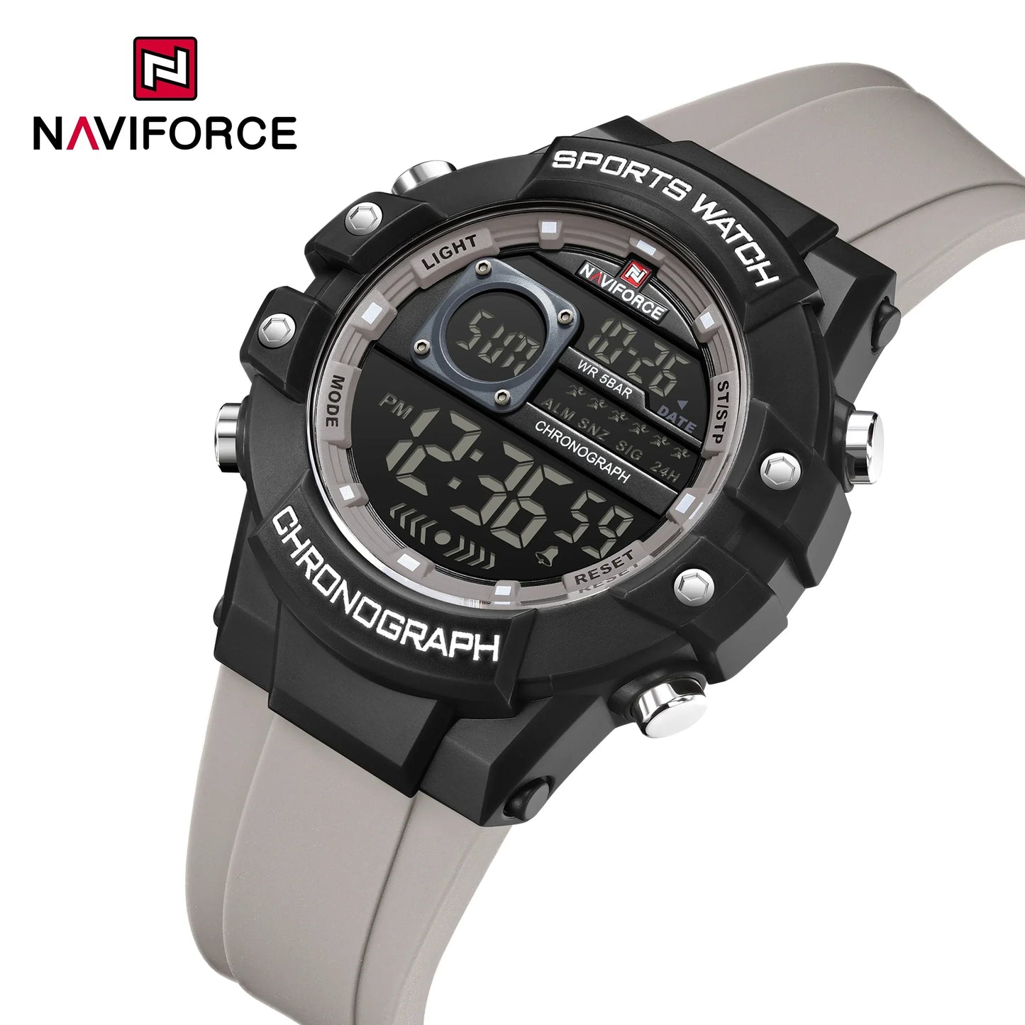 NAVIFORCE-6102 Men's Waterproof Digital Watch