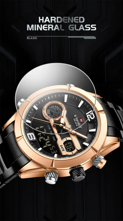 NAVIFORCE 9232-Men's Waterproof Quartz Watch