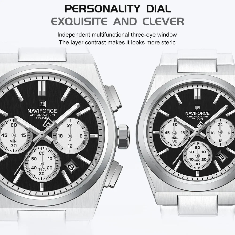 NAVIFORCE 8048 -Business Quartz Timepiece for Men