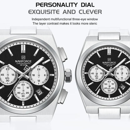 NAVIFORCE 8048 -Business Quartz Timepiece for Men