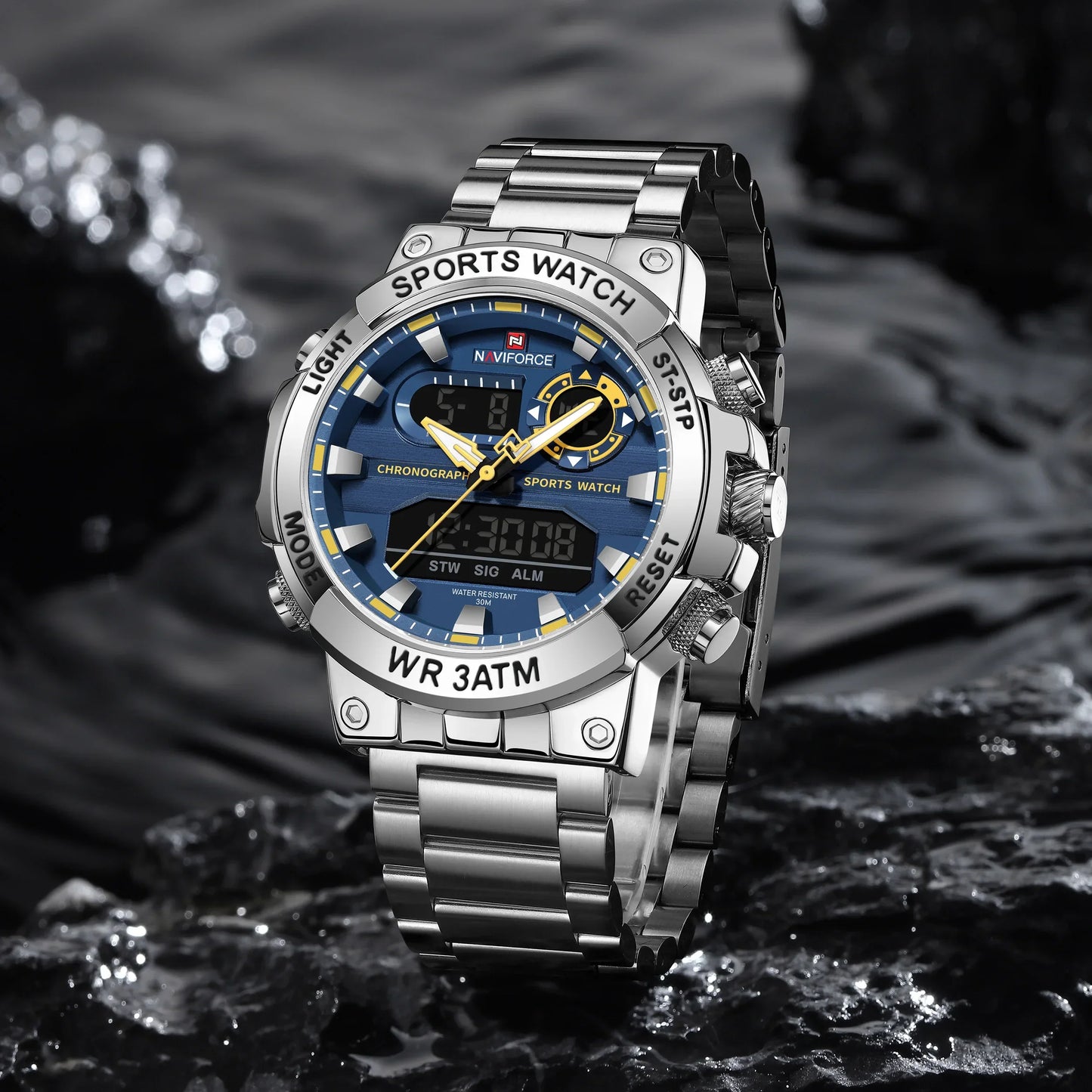NAVIFORCE 9237 Business Waterproof  Quartz Watch.