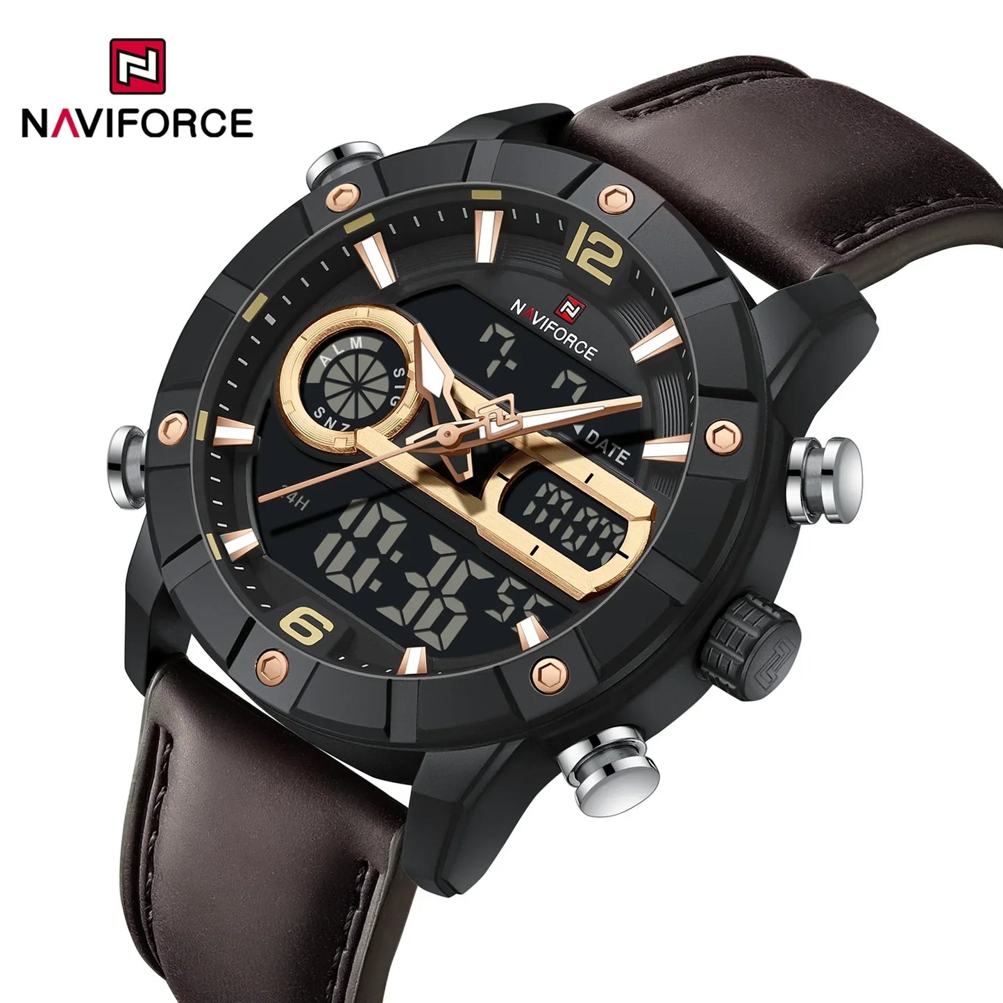 NAVIFORCE Watch 9263 Business Waterproof  Quartz Watch.