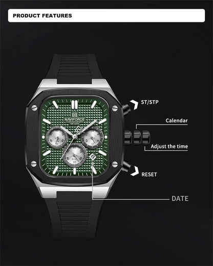 NAVIFORCE 8037-Men's Waterproof Quartz Watch