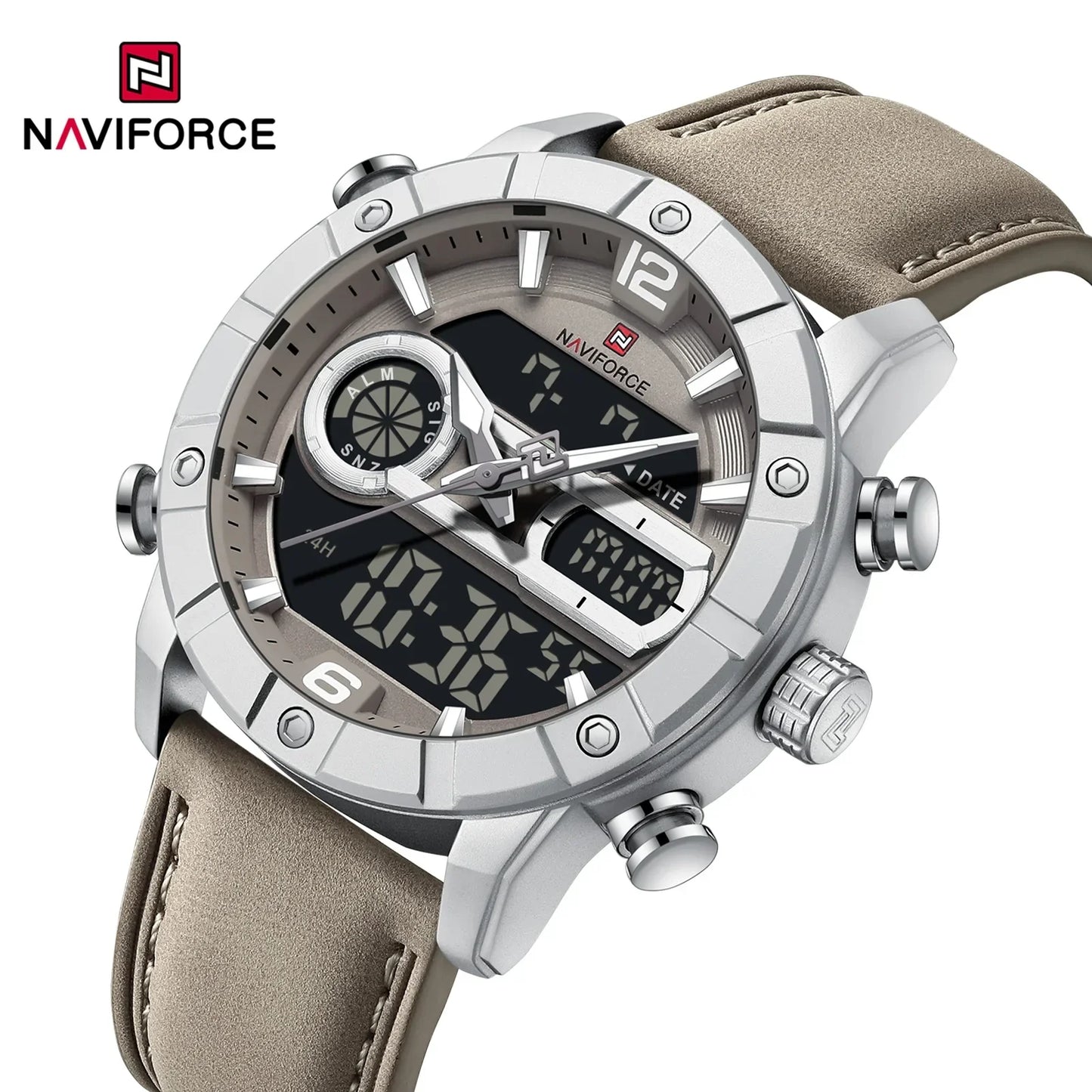 NAVIFORCE Watch 9263 Business Waterproof  Quartz Watch.