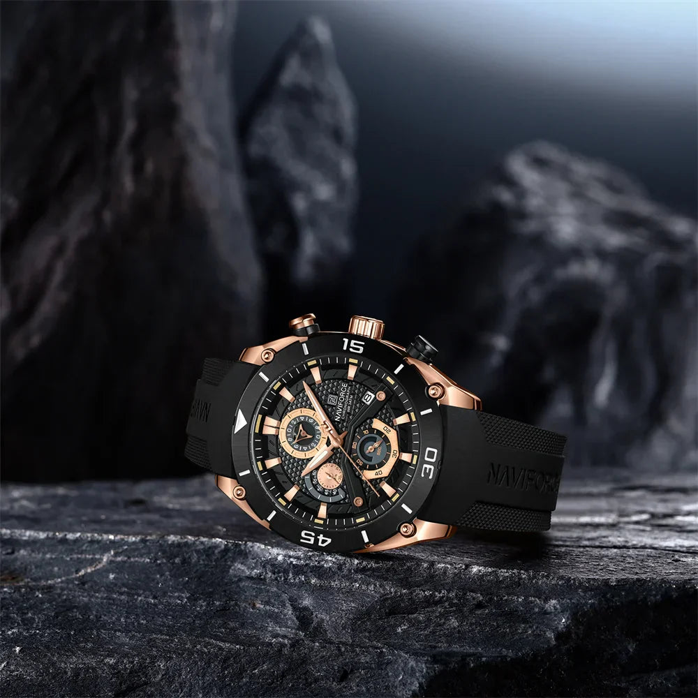 NAVIFORCE 8038-Men's Waterproof Quartz Watch