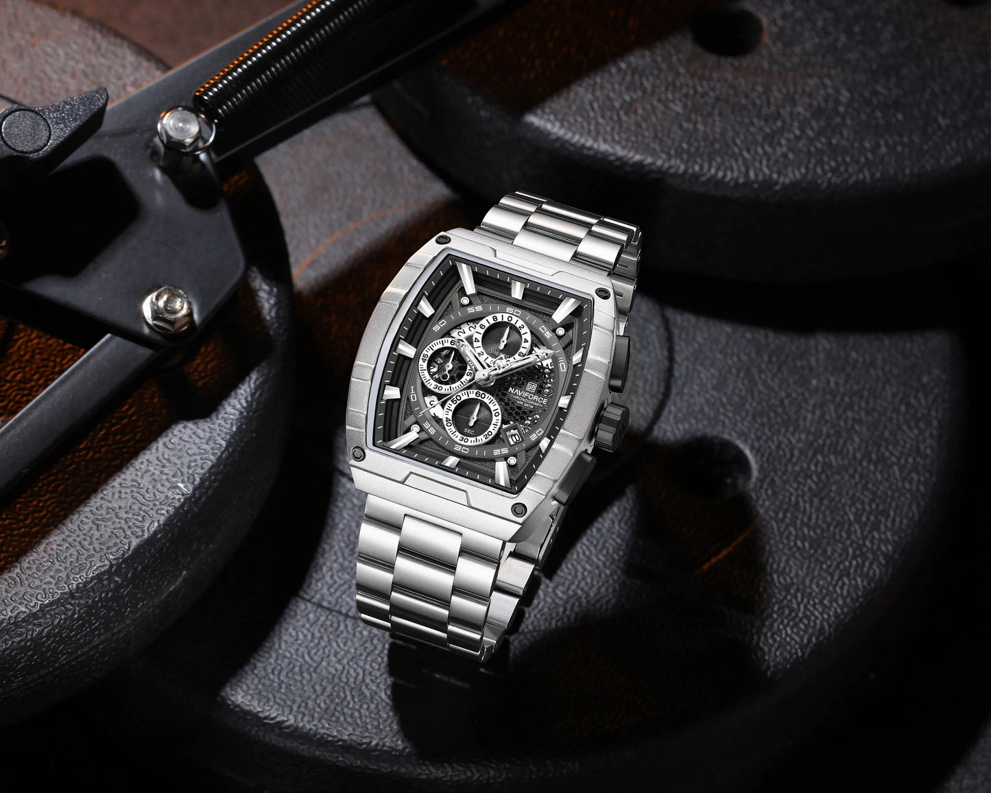 NAVIFORCE Watch 8066 Business Waterproof  Quartz Watch.