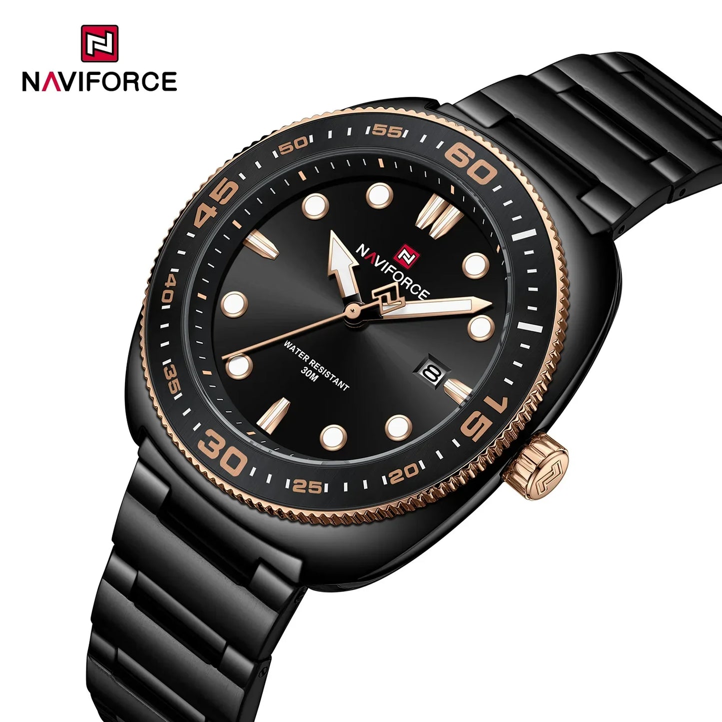 NAVIFORCE Watch 9250 Business Waterproof  Quartz Watch.