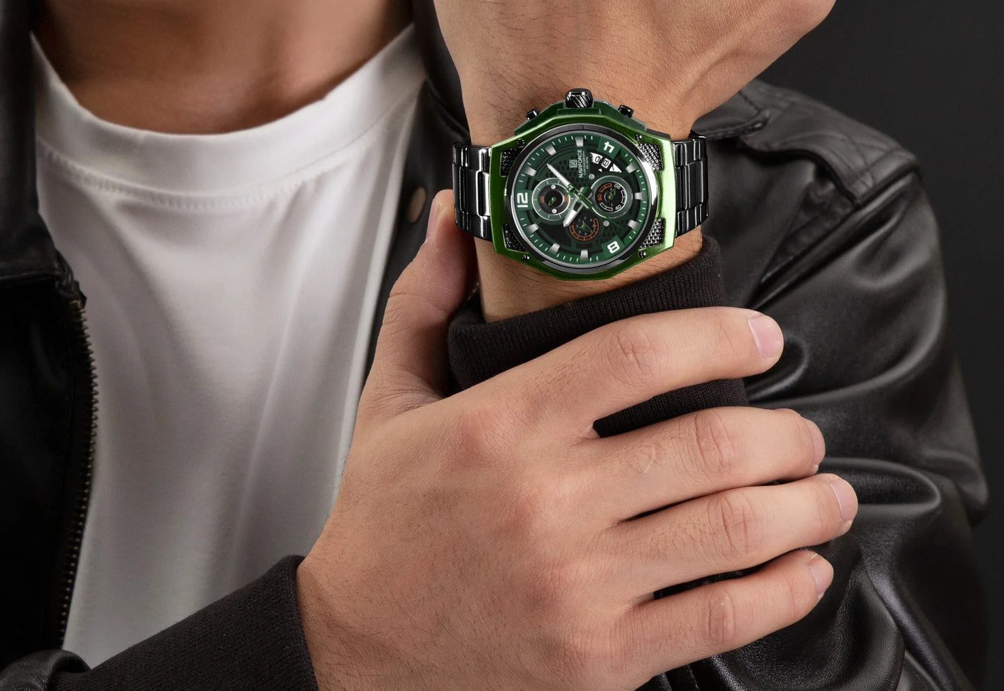 NAVIFORCE Watch 8051S Business Waterproof  Quartz Watch.