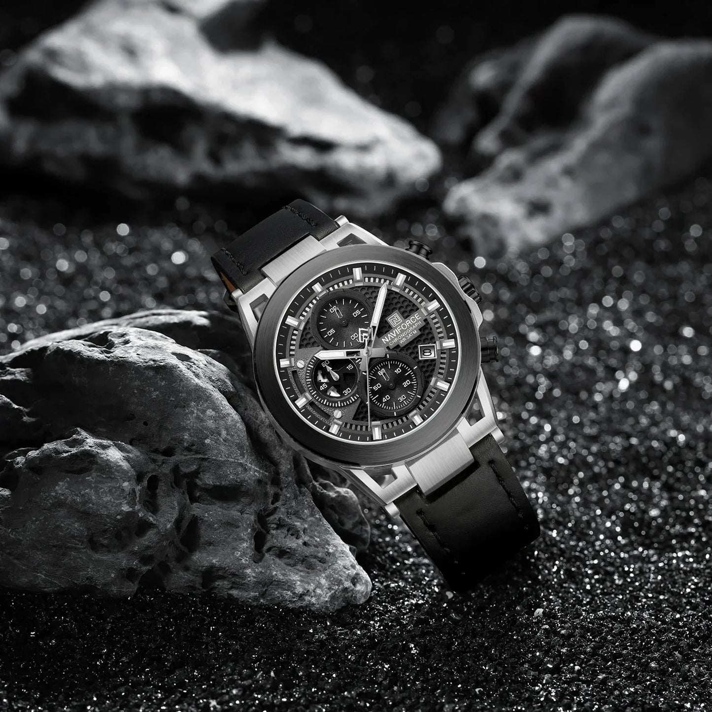 NAVIFORCE Watch 8073 Business Waterproof  Quartz Watch.