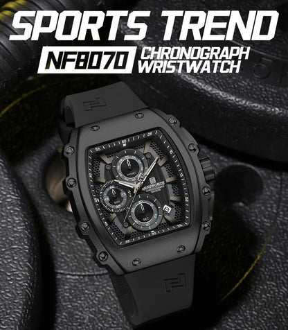 NAVIFORCE Watch 8070 Business Waterproof  Quartz Watch.