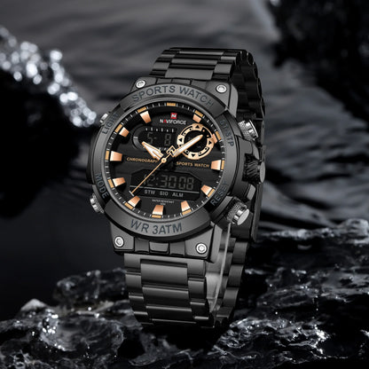 NAVIFORCE 9237 Business Waterproof  Quartz Watch.