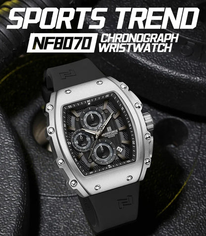 NAVIFORCE Watch 8070 Business Waterproof  Quartz Watch.