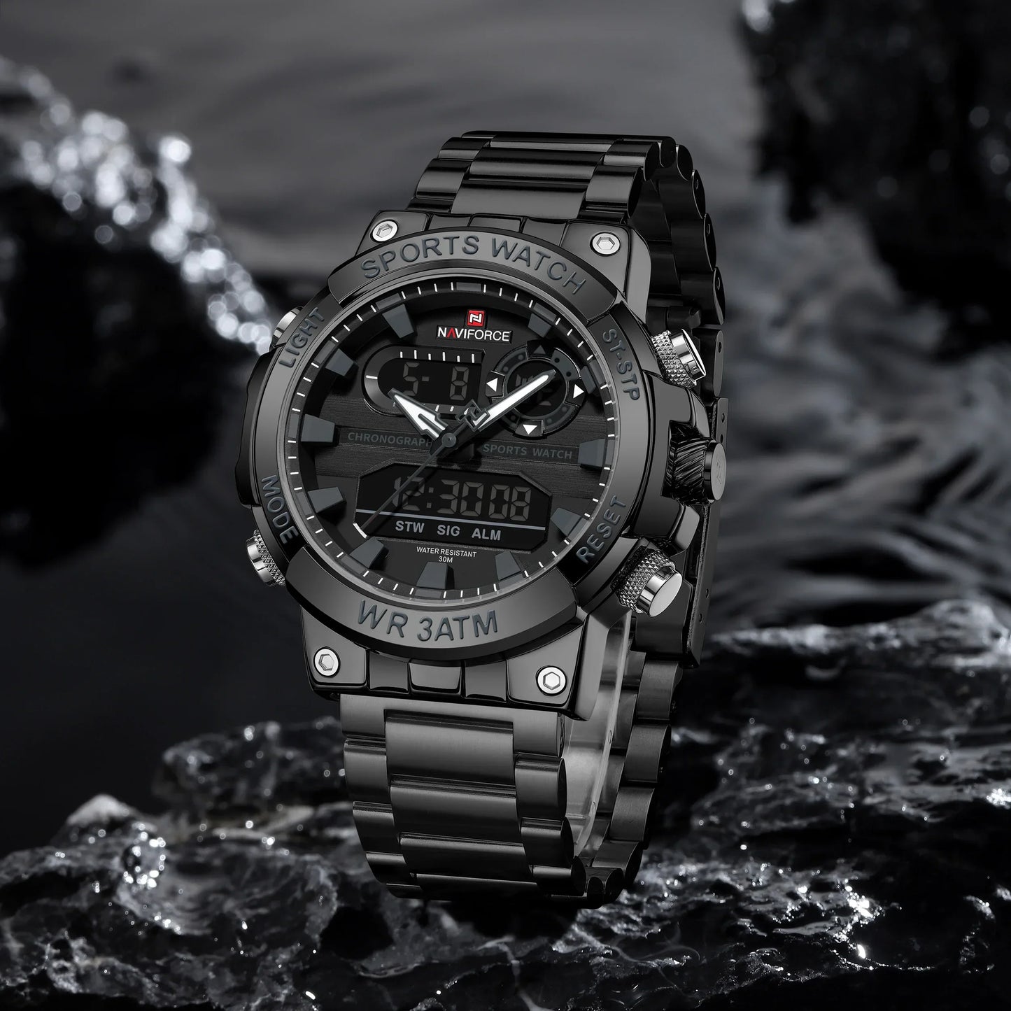 NAVIFORCE 9237 Business Waterproof  Quartz Watch.