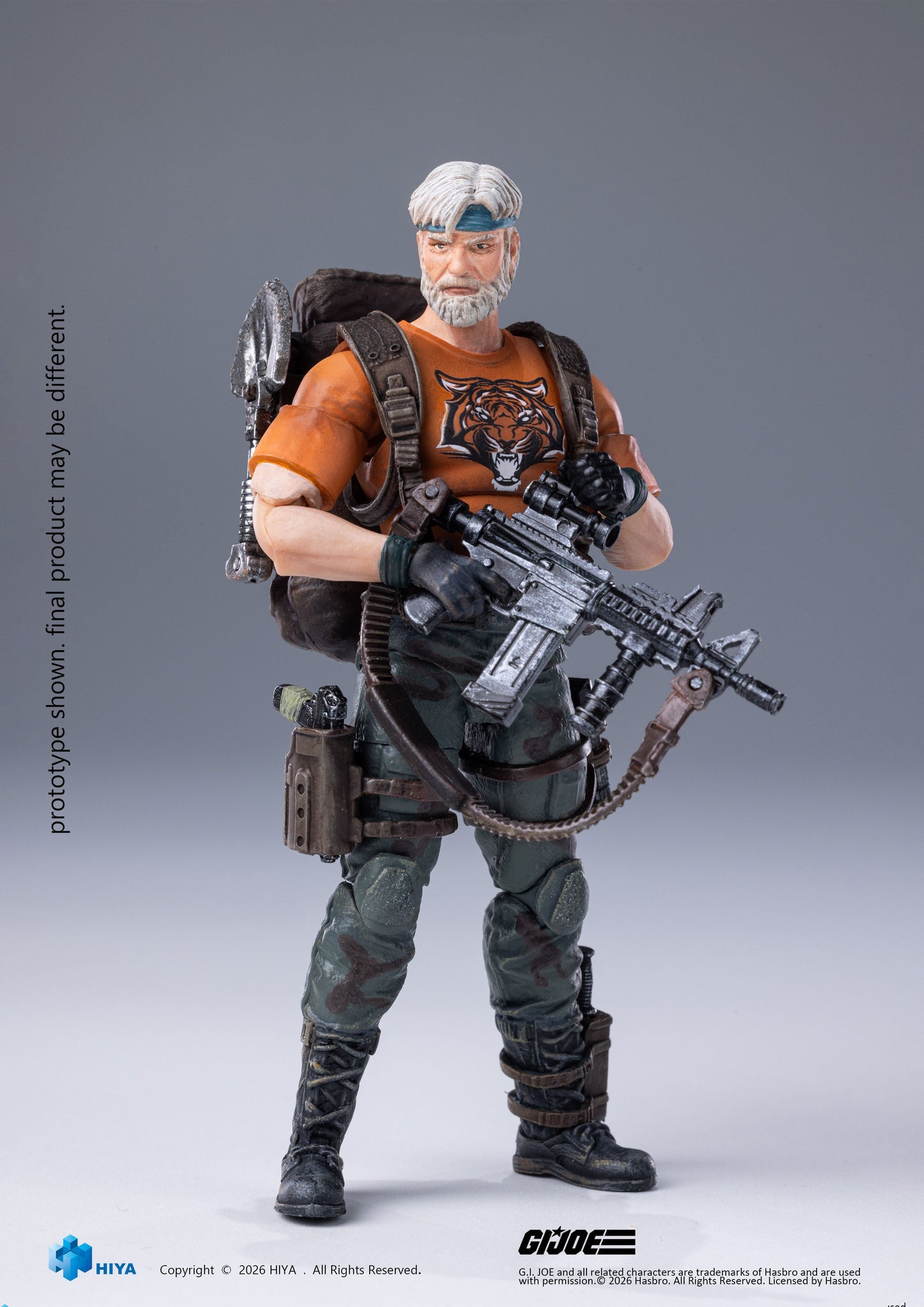 (31.3Cutoff) Outback Tiger Force - Exquisite Mini Series 1/18 Scale Action Figure By HIYA Toys