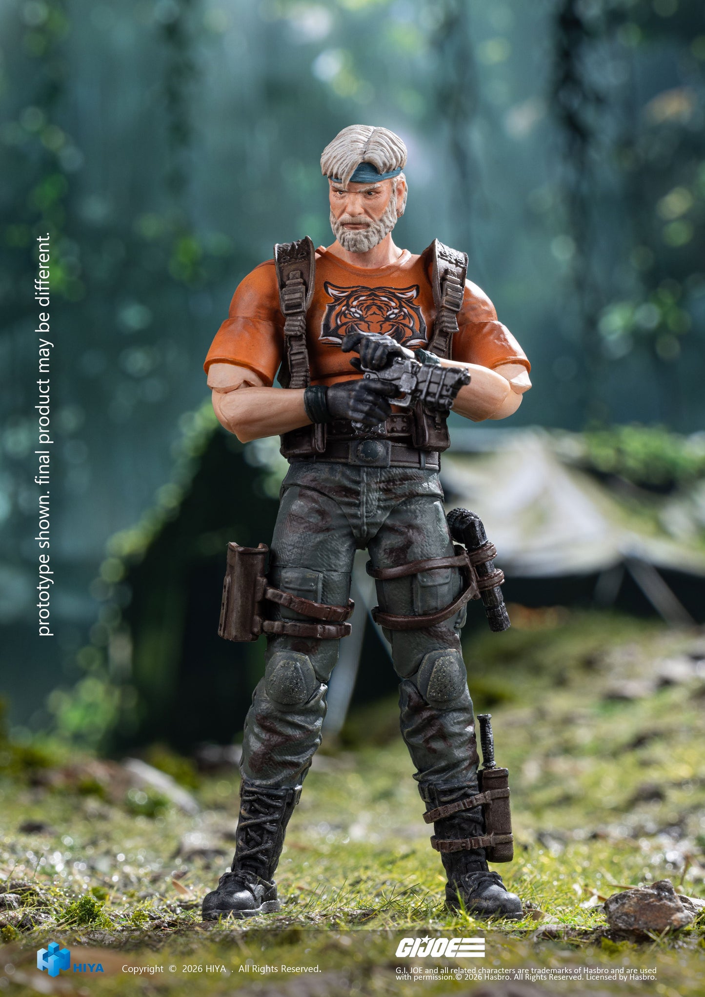 (31.3Cutoff) Outback Tiger Force - Exquisite Mini Series 1/18 Scale Action Figure By HIYA Toys