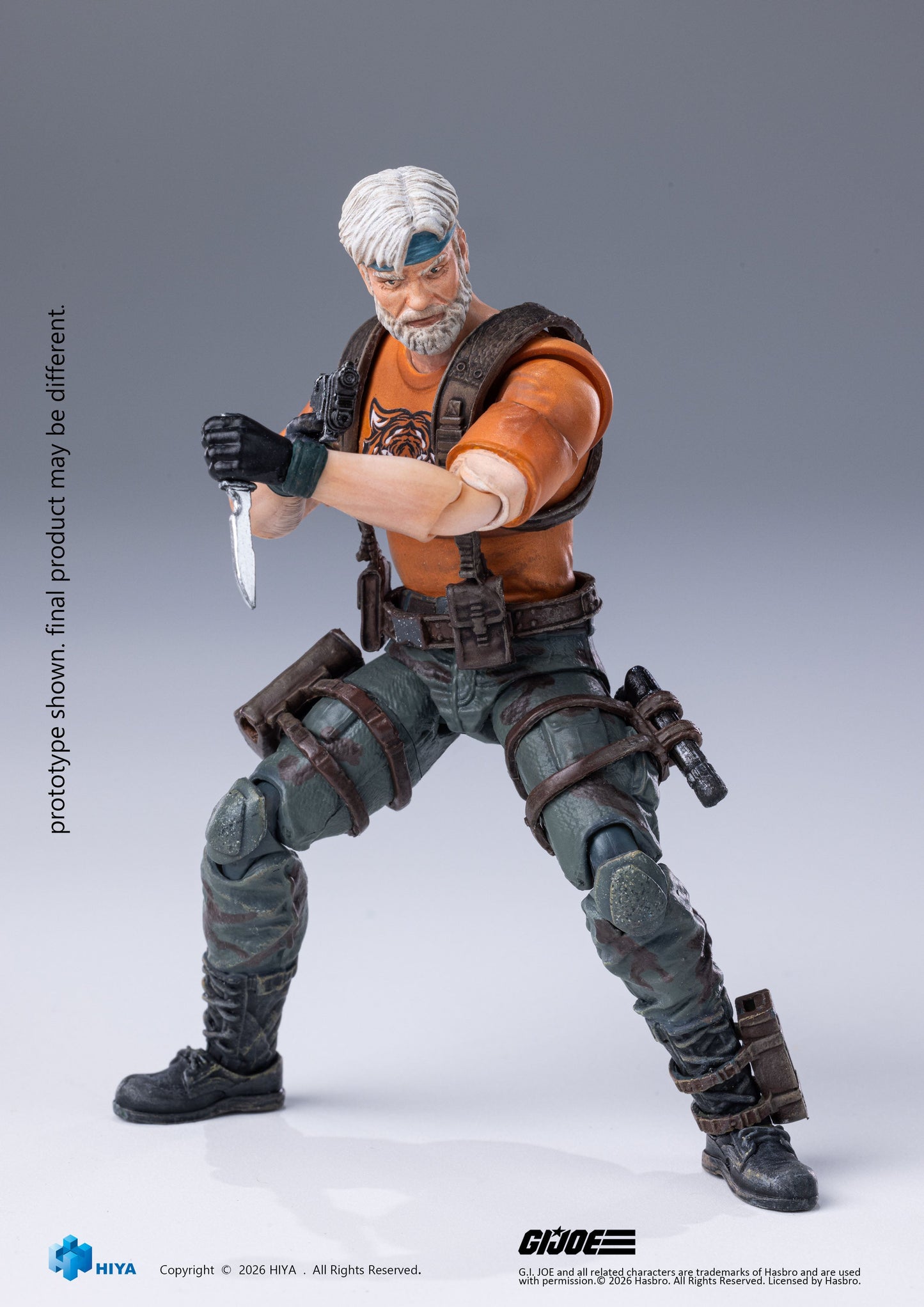 (31.3Cutoff) Outback Tiger Force - Exquisite Mini Series 1/18 Scale Action Figure By HIYA Toys