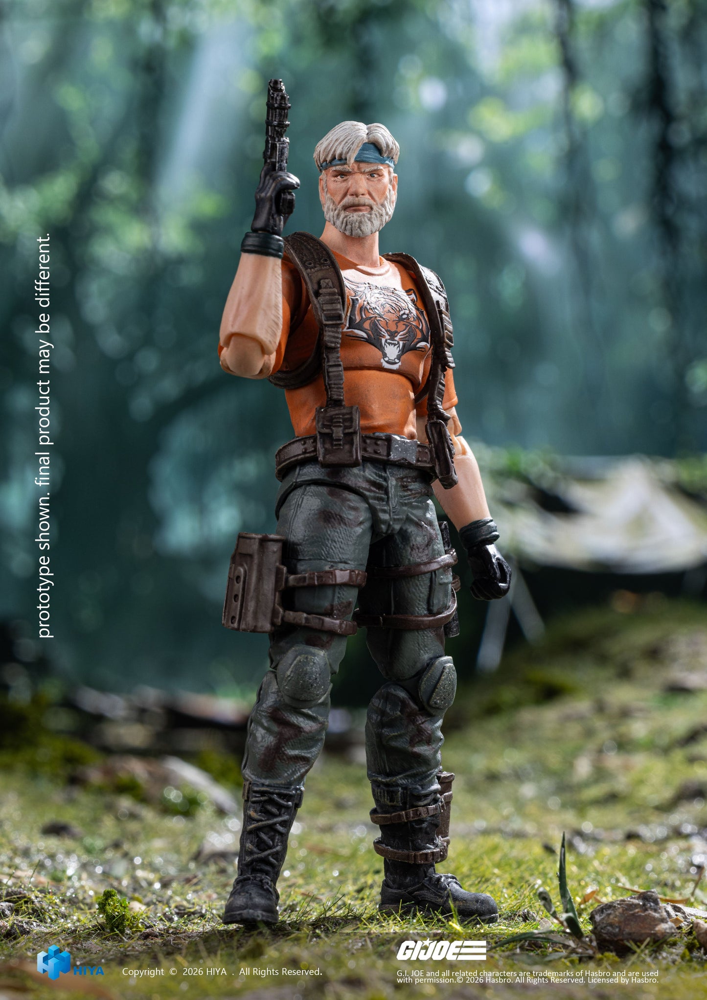 (31.3Cutoff) Outback Tiger Force - Exquisite Mini Series 1/18 Scale Action Figure By HIYA Toys