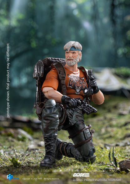 (31.3Cutoff) Outback Tiger Force - Exquisite Mini Series 1/18 Scale Action Figure By HIYA Toys
