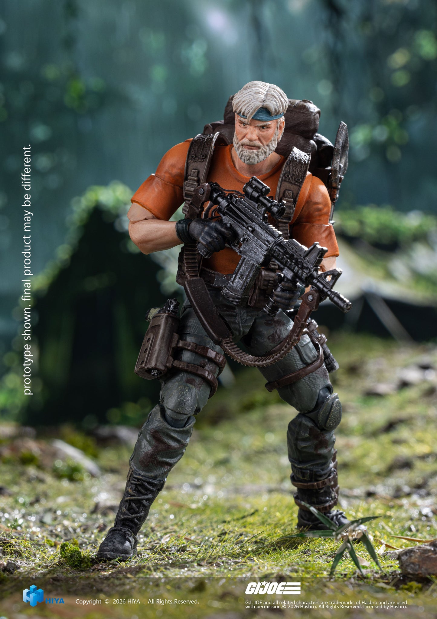 (31.3Cutoff) Outback Tiger Force - Exquisite Mini Series 1/18 Scale Action Figure By HIYA Toys