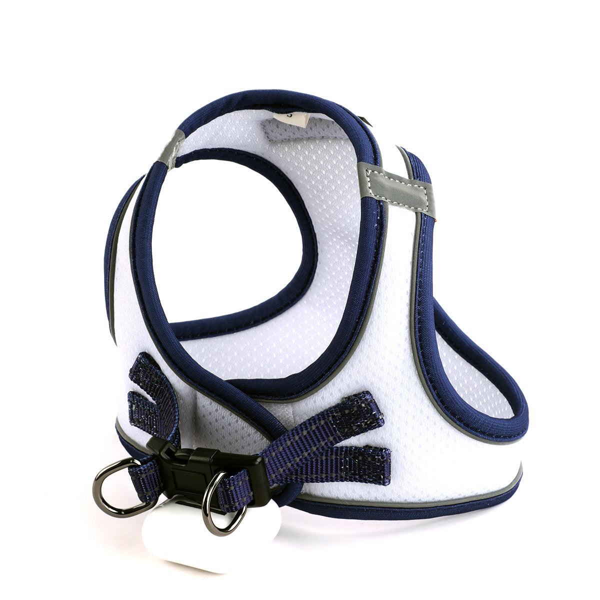 OxyMesh Ultra Light Harness - Snow White with Blue