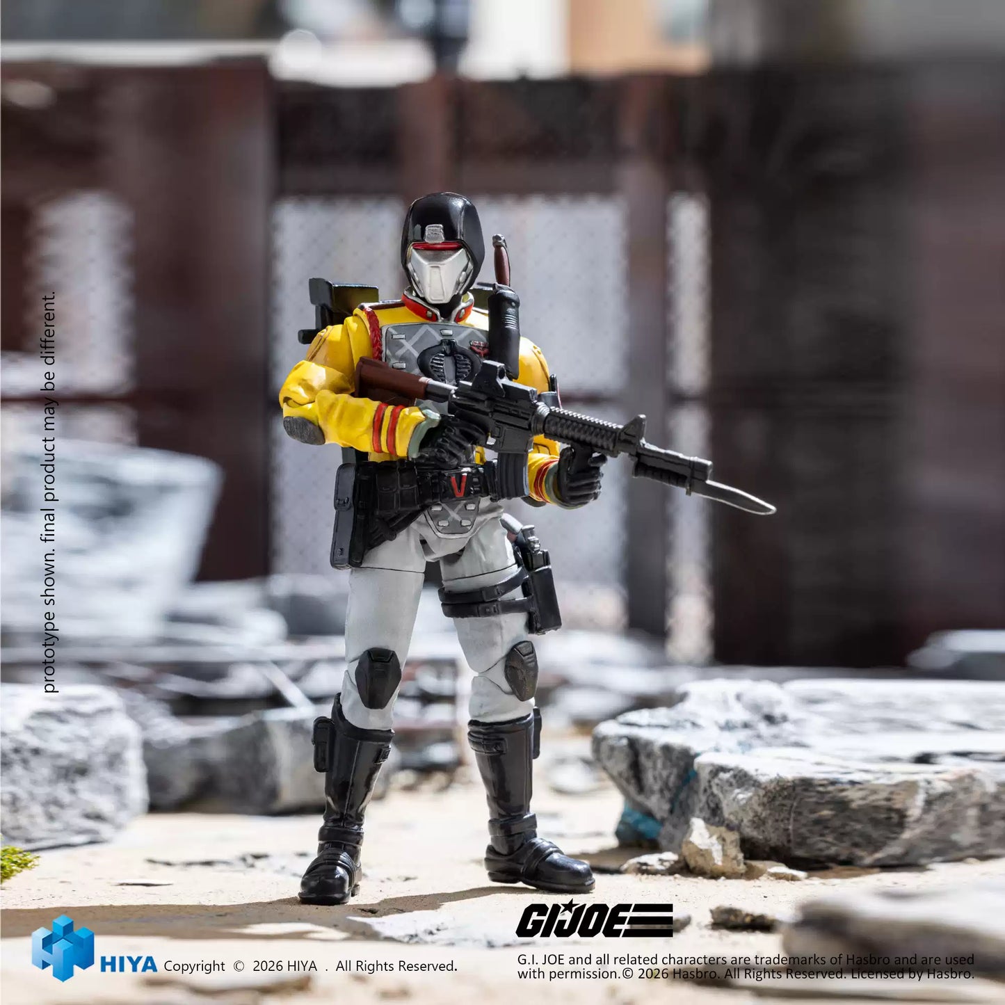 (15/7)G.I.Joe Crimson Guard Python Patrol Version - HIYA Exquisite Mini Series 1/18 Scale Action Figure