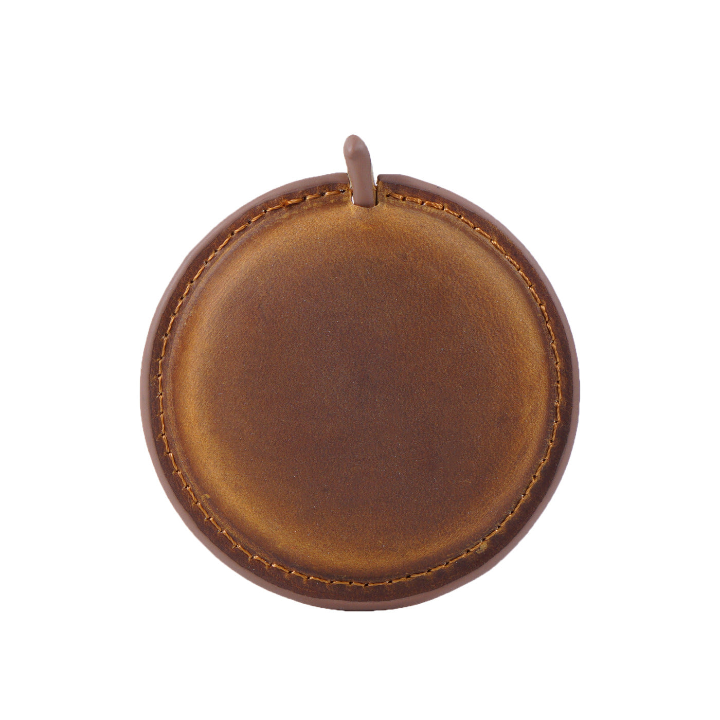 Crazy Horse leather handmade tape measure (solid color/engraved)