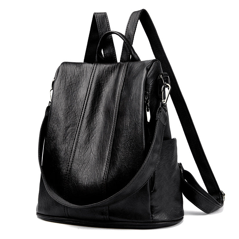 Ladies Leather Bag - Vintage Backpack