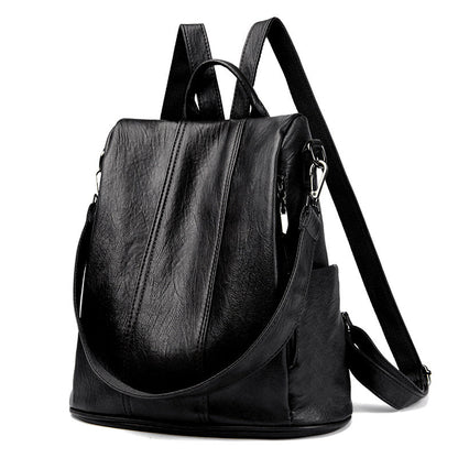 Ladies Leather Bag - Vintage Backpack