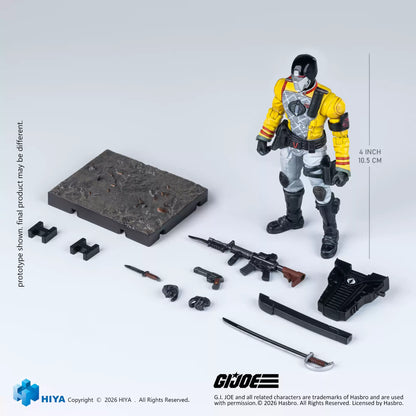 (15/7)G.I.Joe Crimson Guard Python Patrol Version - HIYA Exquisite Mini Series 1/18 Scale Action Figure