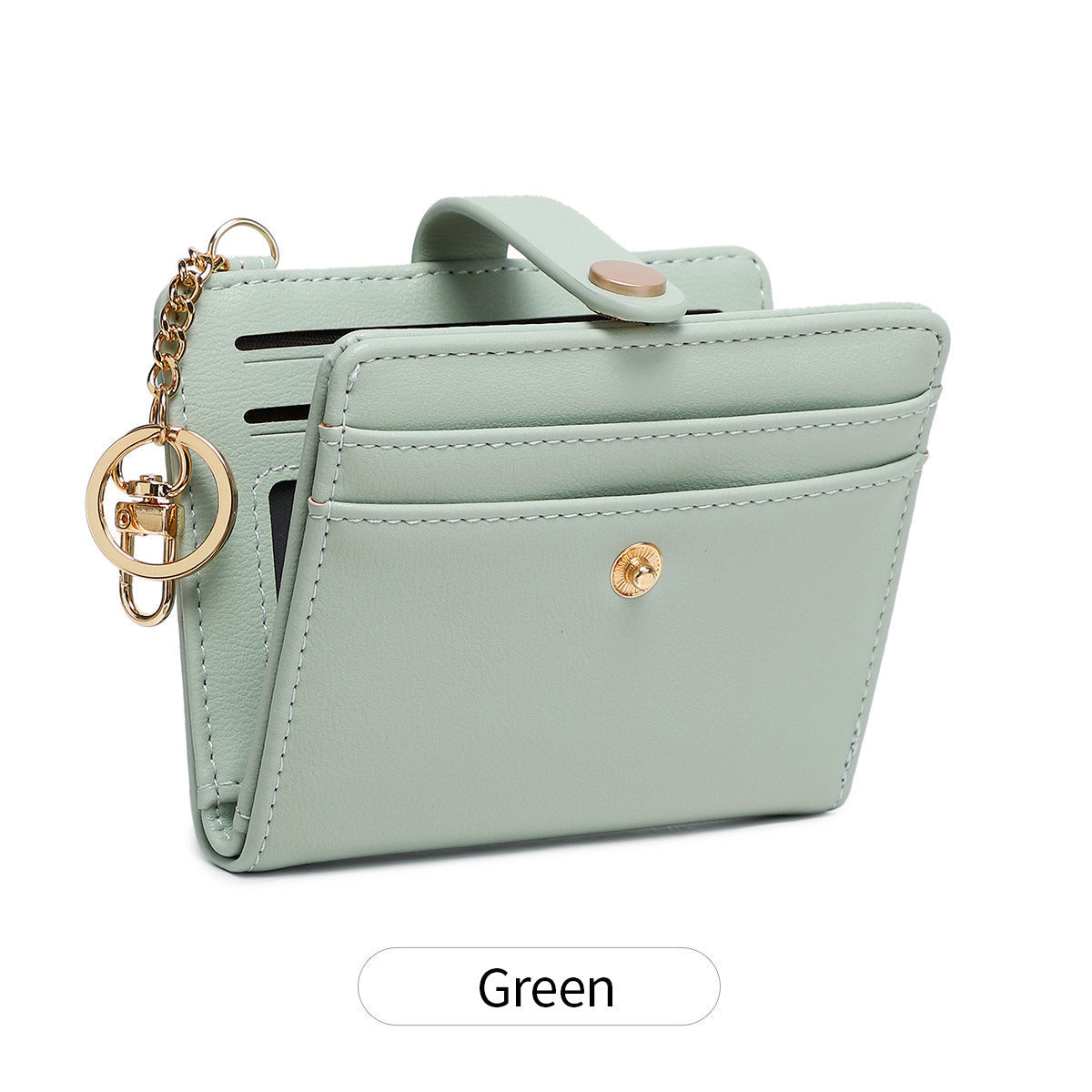 Ladies Leather Bag-RFID Anti-theft Brush Zipper Card Bag