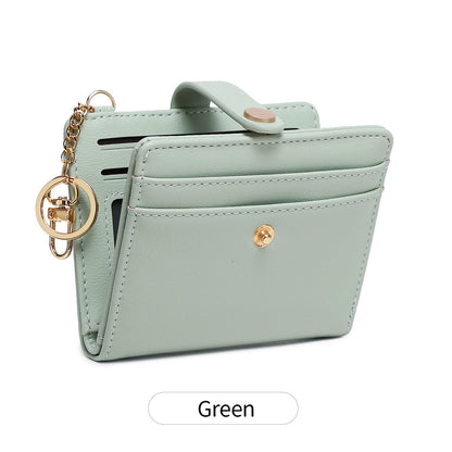 Ladies Leather Bag-RFID Anti-theft Brush Zipper Card Bag