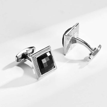 12 Pairs Classic Men’s Electroplated Cufflinks