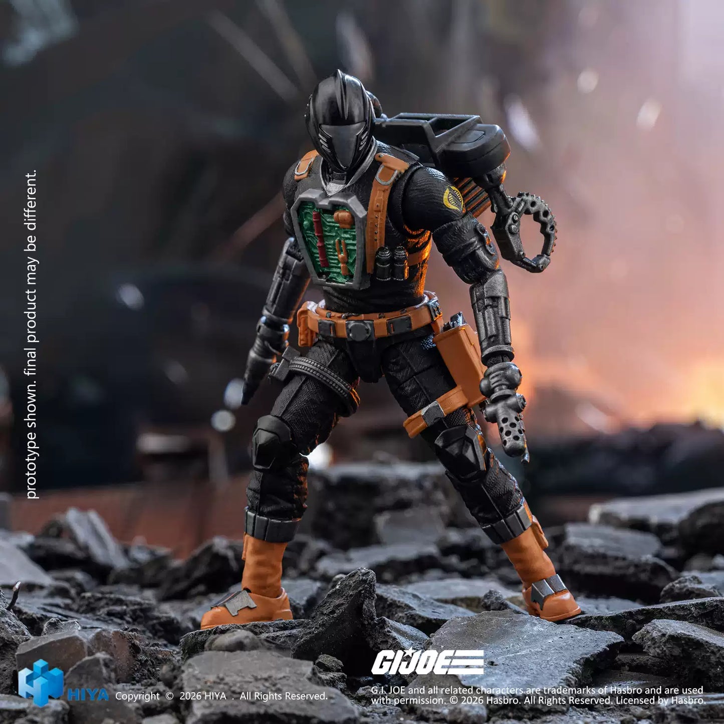 (15/7)G.I.Joe B.A.T. Action Figure - HIYA Exquisite Mini Series 1/18 Action Figure