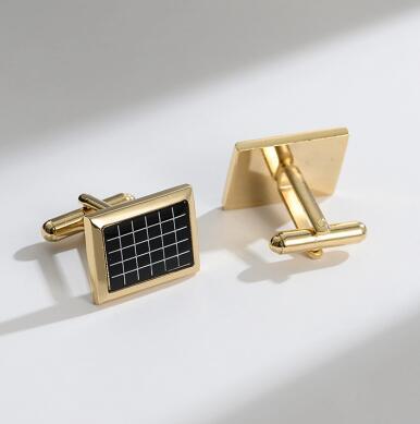12 Pairs Classic Men’s Electroplated Cufflinks
