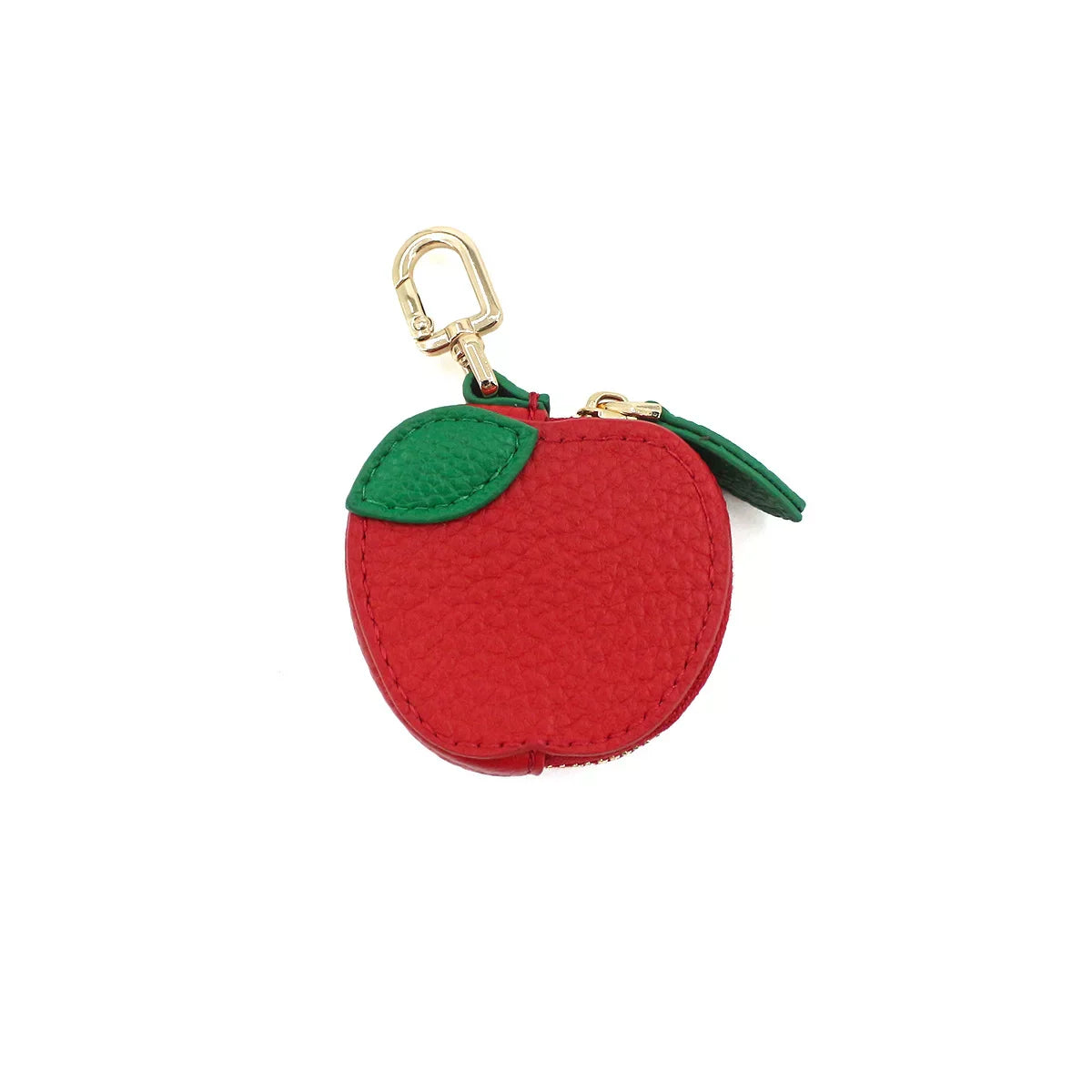 Leather bag pendant - fruit and vegetable series